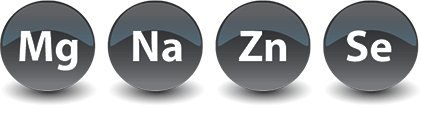 Obsahuje hořčík, sodík, zinek, selen